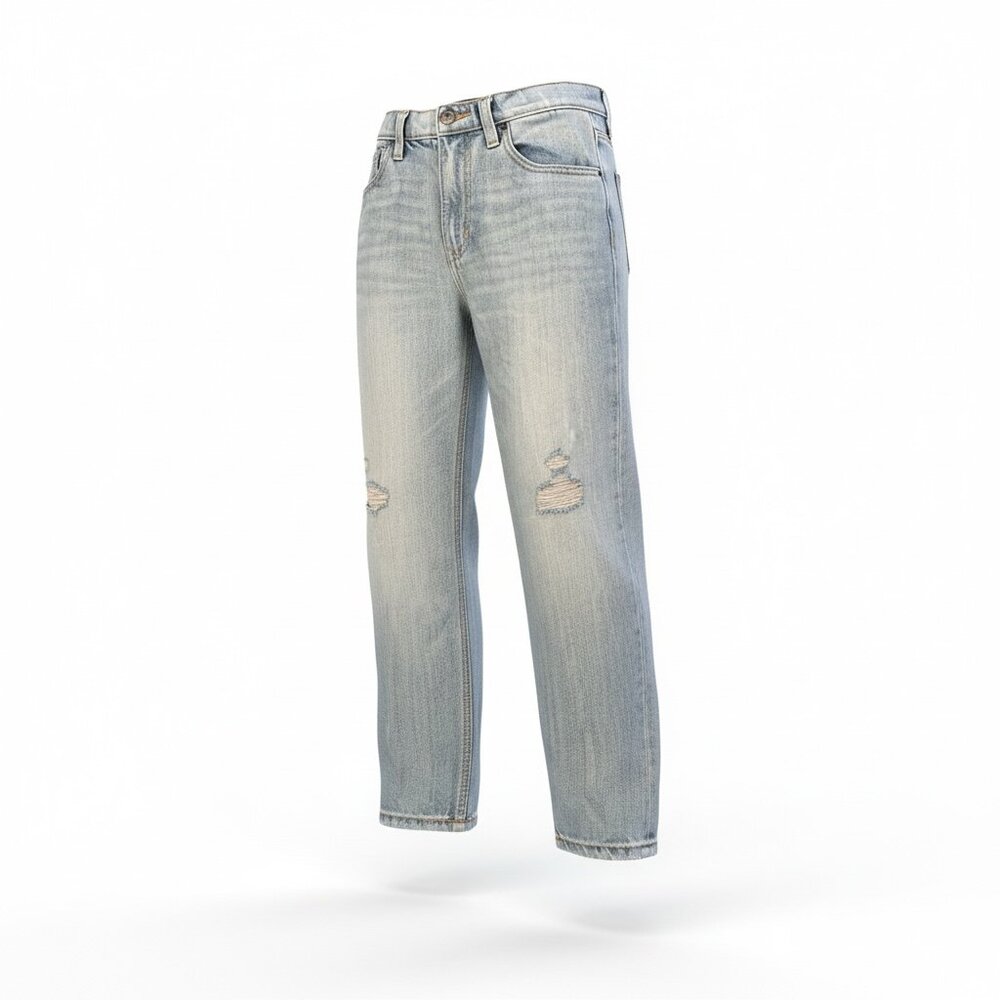 Old Navy Girls High-Waisted Slouchy Straight “Built-In Tough” Jeans